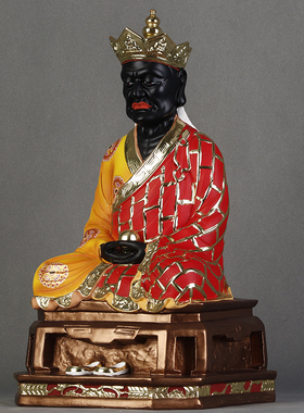 清水佛像三坪祖师爷玻璃钢