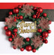 Christmas decorations garland door hanging rattan hotel decoration