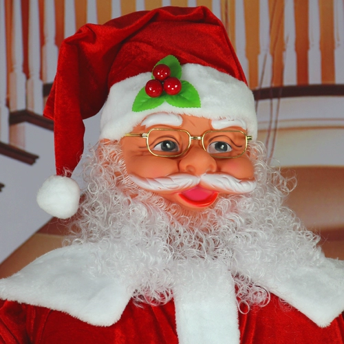 Рождественский декор, электрическая танцующая гитара для пожилых людей