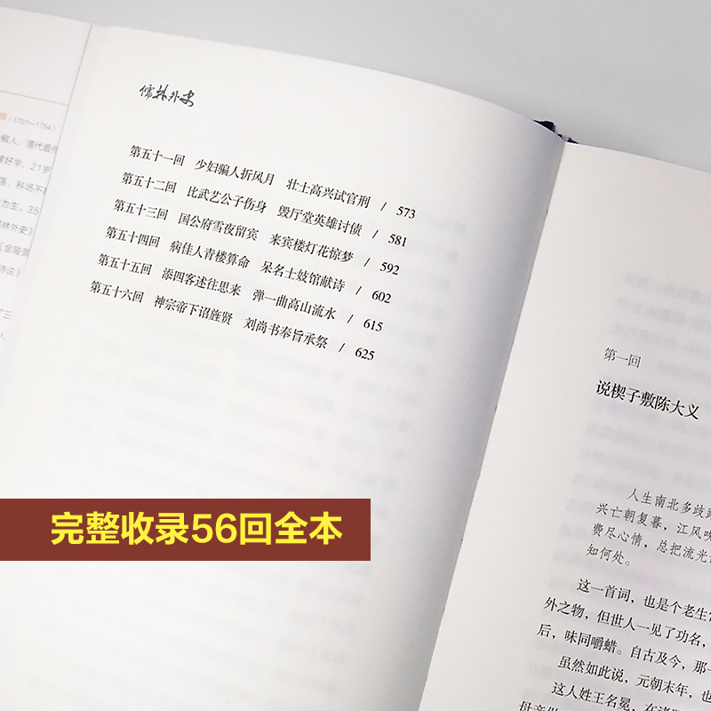 【当当网】儒林外史 （56回无删节全本 内容考证、底本精良 上百处文史知识精准注释 内附传世名画 精装典藏） - 图3