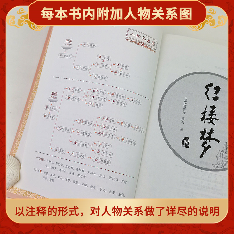 当当网正版书籍 四大名著全套4册 西游记水浒传三国演义红楼梦精装版无删减无障碍阅读疑难字注音解词释义商务印书馆罗贯中施耐庵 - 图0