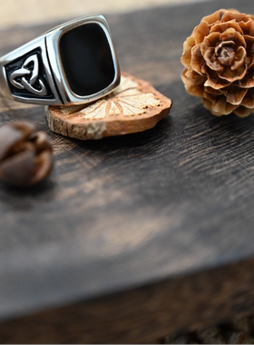 朋克个性欧美风潮流钛钢戒指饰品