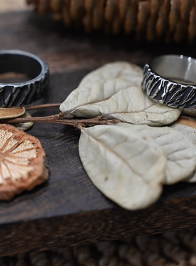 轻奢简约欧美风潮流钛钢戒指饰品