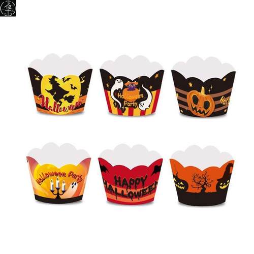 Halloween pumpkin photo prop party decoration cake placards - 图3