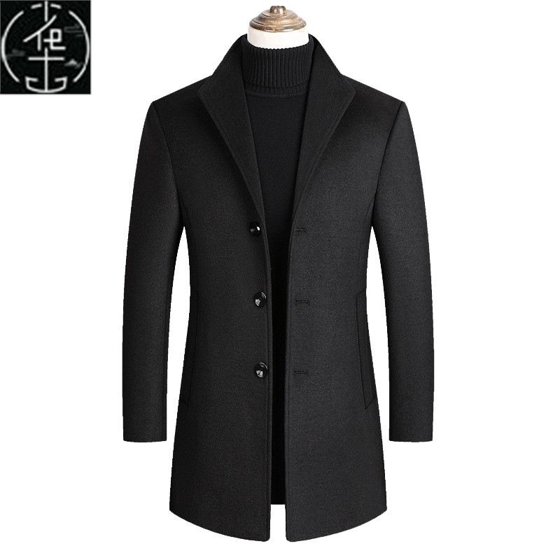 Men for Jacket Winter Coat mens Thick Jackets overcoat warm-图2