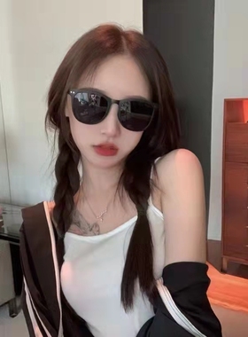 折叠墨镜街拍大框显脸小太阳镜