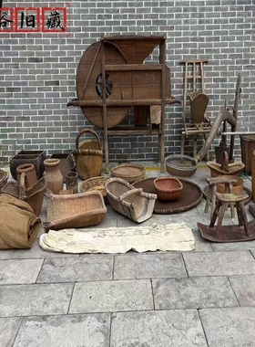 农耕农具大全民俗怀旧老物件民宿农家乐装饰文化墙摆件影视道具