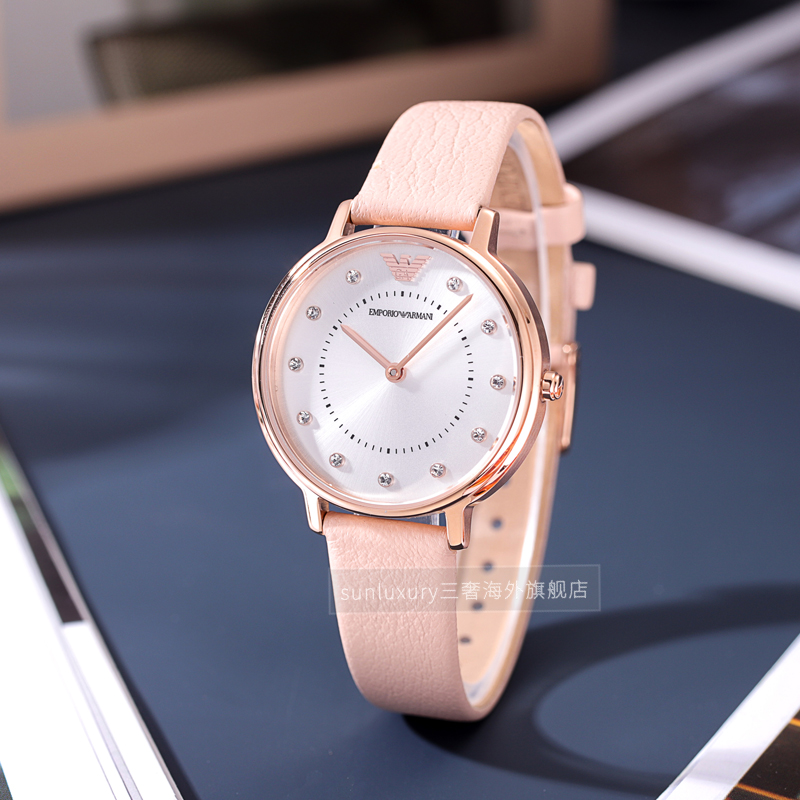 【官方正品】阿玛尼满天星女轻奢手表 sunluxury三奢海外欧美腕表