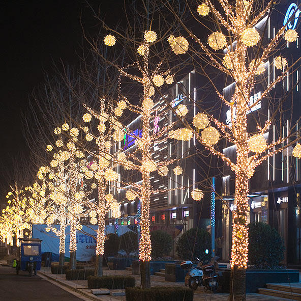 户外防水太阳能led满天星闪灯串灯 凌炫装饰灯