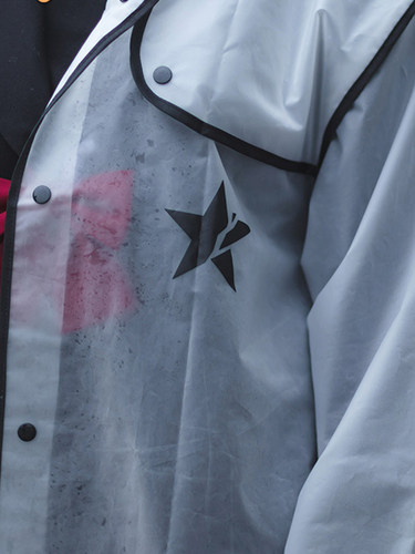 透明雨衣女成人徒步旅游登山学生EVA雨披动漫黑岩射手防水外套潮 - 图2