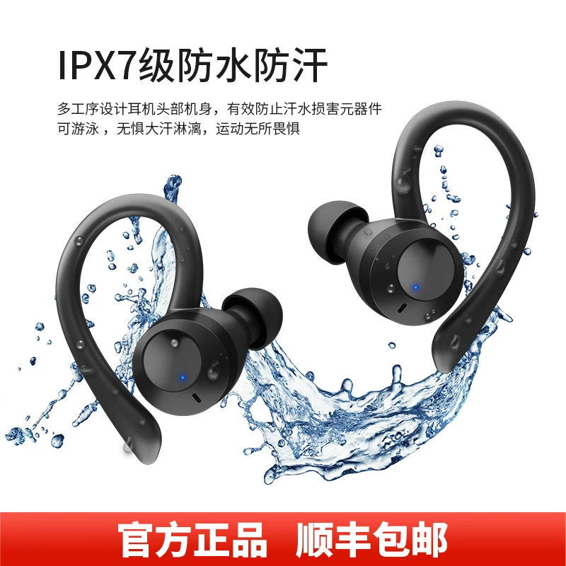 Американский AXLOIE Bluetooth-наушник беспроводной висюлька для уха спорт бег водостойкий супер долгий режим ожидания Android Apple общий