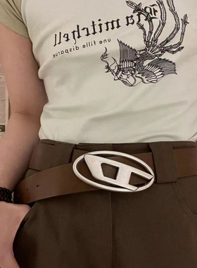 7y8男女通用字母美式复古银色