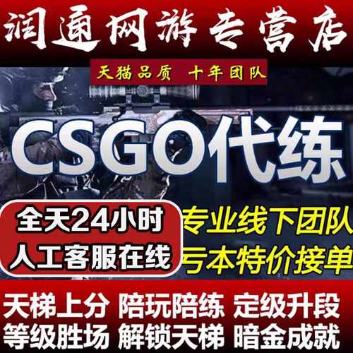 CSGO代练代打完美天梯上分定级赛5E代打cs2官匹定位胜场陪玩陪练 - 图0