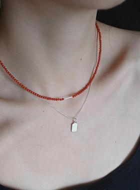 玛瑙锁骨链女颜色好满肉薄利多销