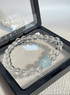 海蓝宝小众设计招财保平安