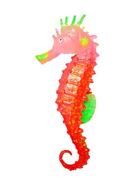 假金鱼小鱼缸夜光仿真鱼小摆件鱼缸造景动物水族箱装饰会发光海马