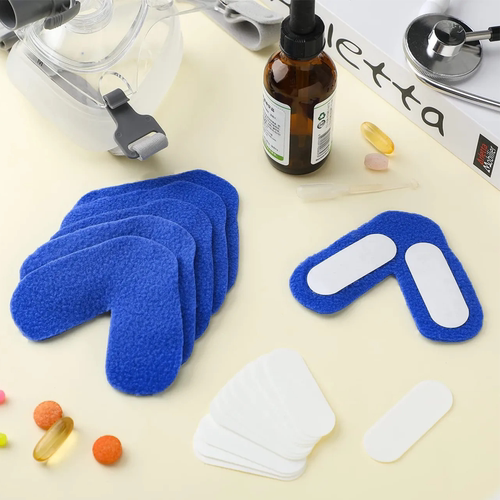 通用呼吸器机面罩鼻罩鼻梁保护垫减压贴鼻梁防压痕红肿软绒布鼻贴 - 图2