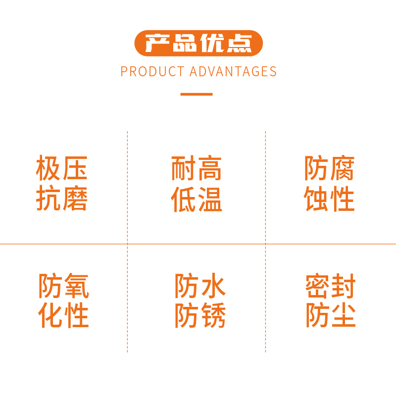 工程机械油专用黄油润滑脂袋装工业润滑油轴承机器齿轮锂基脂机油 - 图2