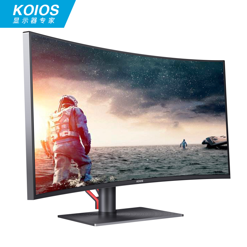 KOIOS K3819UC 37.5英寸21:9带鱼屏LG模组IPS 4K HDR曲面显示器-图0