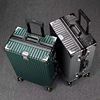 Sturdy and durable aluminum frame luggage with large capacity for boarding