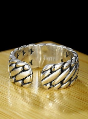 新品新款高级感三马鞭黄财神戒指