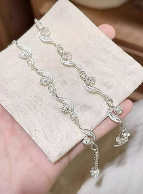 「幸福摇铃」铃兰花手链新中式精