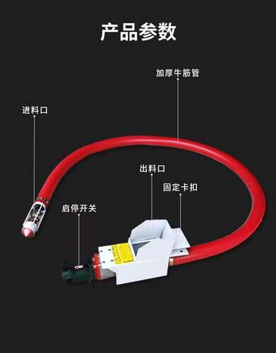 家用软管吸粮机小型车载大吸力抽粮机吸谷机新型绞龙上料机吸沙机 - 图1