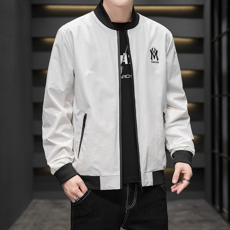 以纯2020秋冬款薄外套a21 hm男夹克 安以特夹克