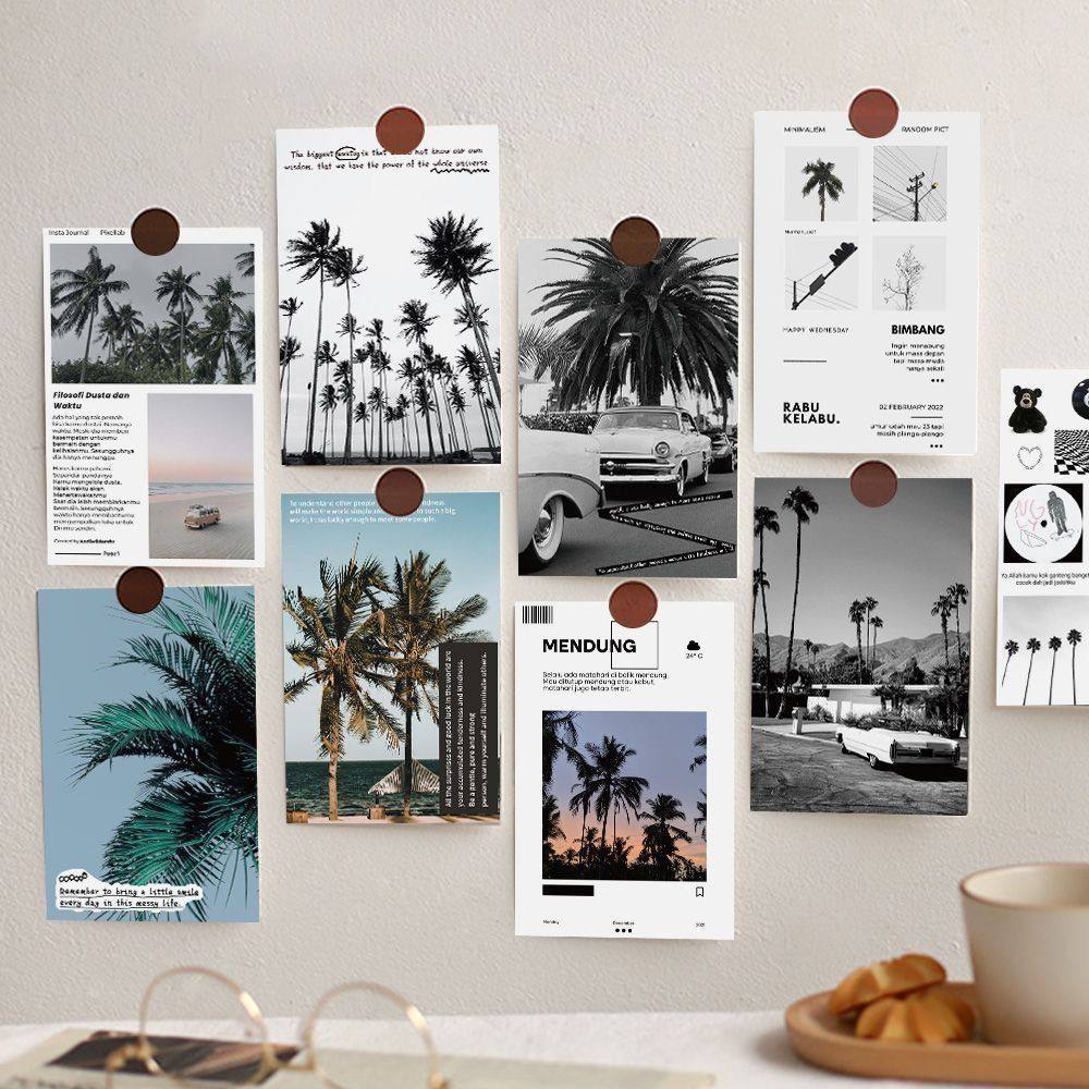 10张简约ins风文艺墙面装饰卡片明信片房间卧室贴墙diy装饰图案,淘宝优惠券,粉丝福利购,淘宝优惠卷