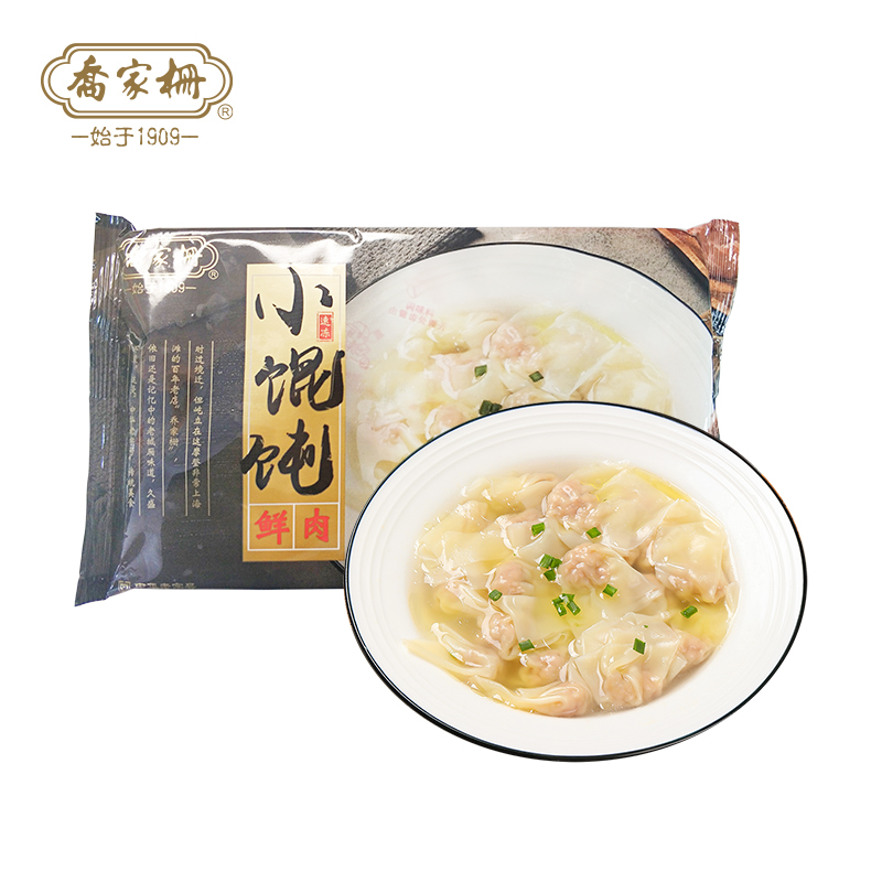 上海乔家栅小馄饨速冻半成品早餐方便速食手工鲜肉荠菜小云吞混沌 - 图3