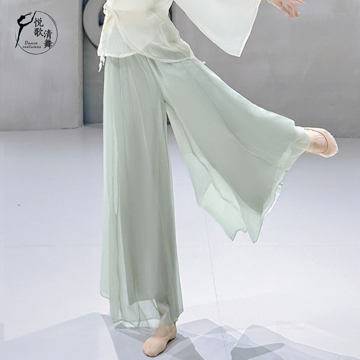 古典舞裤子飘逸演出服仙气中国舞阔腿裤成人裙裤好看的舞蹈练功服,淘宝优惠券,粉丝福利购,淘宝优惠卷