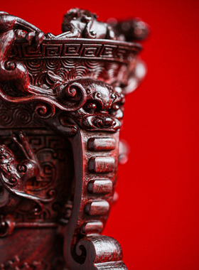 小叶紫檀包浆老料木雕工艺品