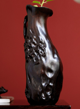 印度小叶紫檀梅瓶花器