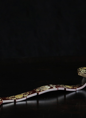 描真金客厅如意印度小叶紫中式