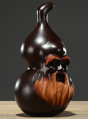 手工匠人寿星公黑檀木中式