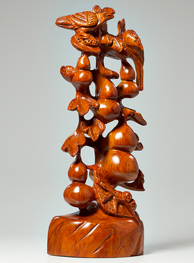 花梨木葫芦客厅办公室新古典