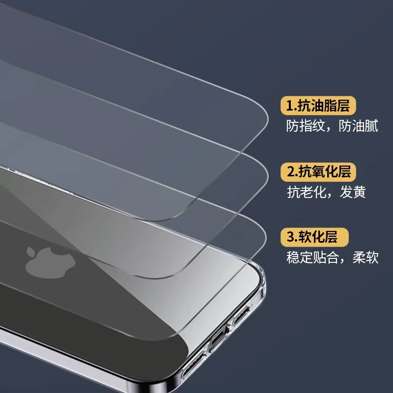 适用iPhone苹果8 5s 6s xr手机壳透明x苹果7 plus软壳8气囊防摔xs max保护套全包边se硅胶套超薄男女款钢化膜 - 图0