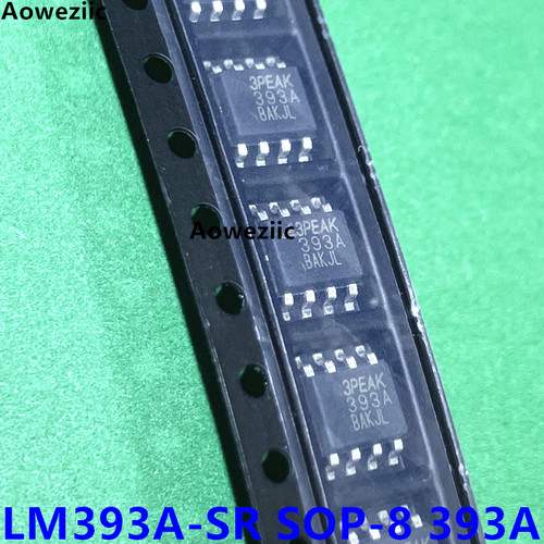 10个 LM393A-SR SOP-8 丝印 393A 36V低功耗双差分比较器IC/芯片_虎窝淘