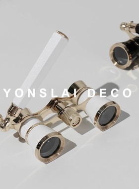 复古望远镜摆件桌面装饰饰品