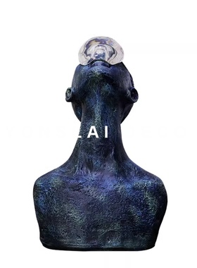 样板房间轻奢风软装树脂人物雕塑