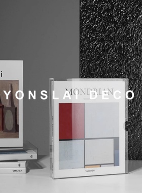 现代简约样板间博古架道具书