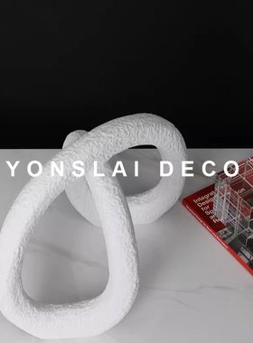 树脂缠绕创意大堂样板间软装饰品