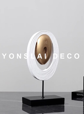 家居客厅样板房间玄关柜软装饰品