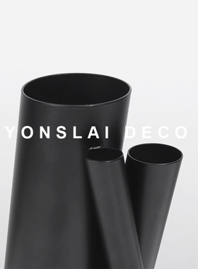 轻奢风金属圆柱样板房间软装饰品