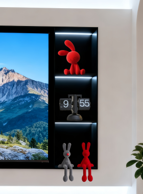 【心跳兔】电视柜开放格套组