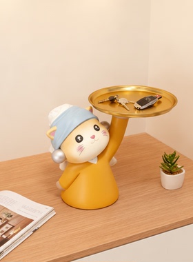 桌面整理卡通猫咪创意家居装饰品