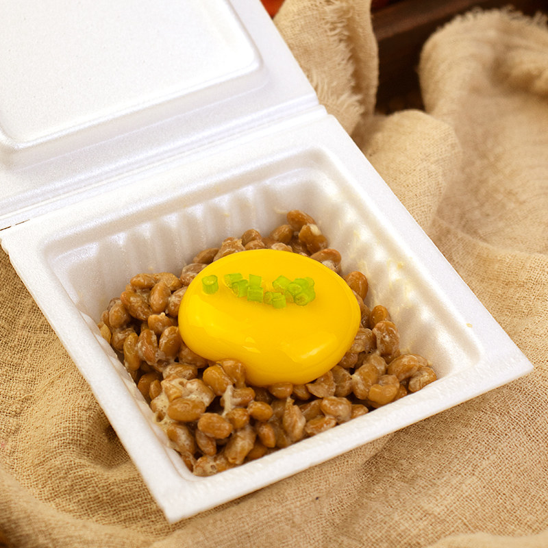 日本原装进口纳豆4盒/组 北海道滨莉纳豆旗舰店即食拉丝发酵小粒