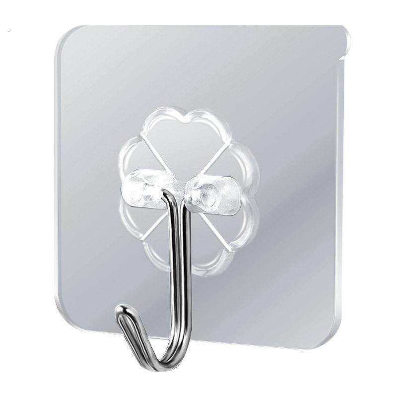 透明挂钩亚克力挂钩子母扣新型挂钩彩色挂钩免打孔承力重粘墙牢固,淘宝优惠券,粉丝福利购,淘宝优惠卷