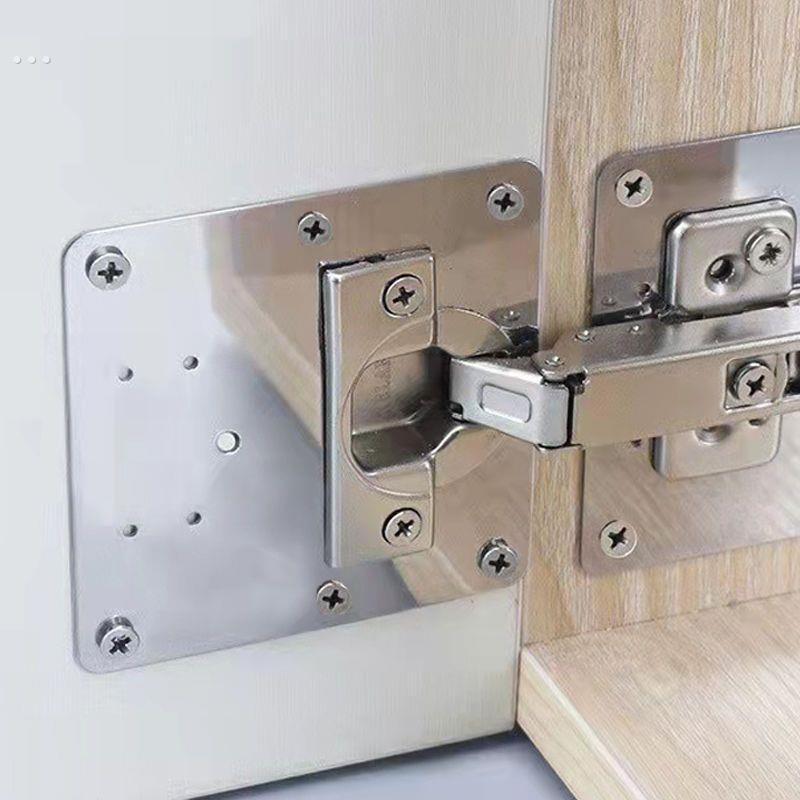 铁片固定片超连结不锈钢垫片修覆板铰炼锁扣柜门固定薄片铰炼修覆 - 图2