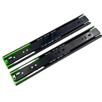 Gogni Di Thickened Drawer Track Three-section Slide Rail Stainless Steel Silent Ball Bearing Slide For Home Damping Buffer Slip